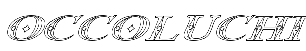 Occoluchi font preview